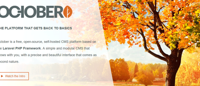 October-CMS-Laravel-OpenSource-Project